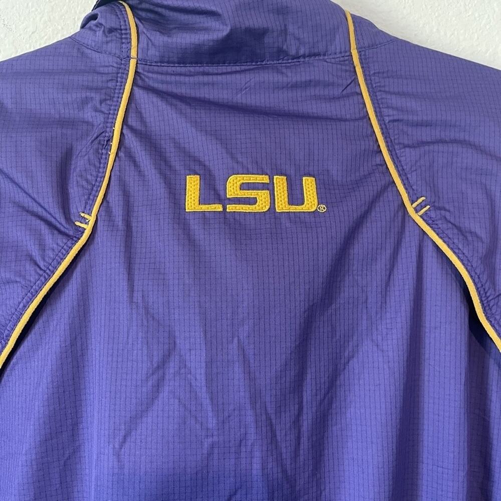 LSU Tigers Jacket Mens Small NCAA Football Nike Storm-Fit Windbreaker - Picture 12 of 16